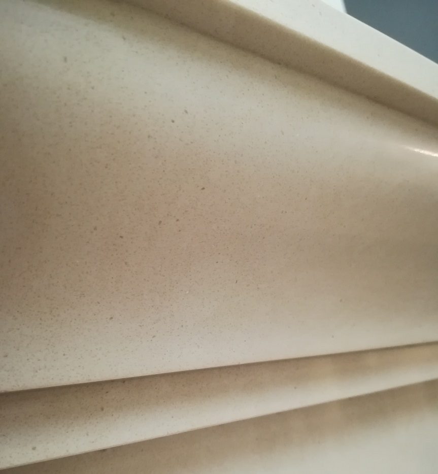 Mourne Gullion 54-inch Ivory Fireplace Surround — material/detail photo