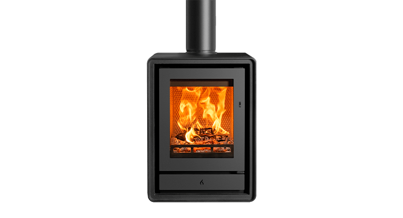 Stovax Riva2 40 freestanding multifuel fire without optional feet or log box