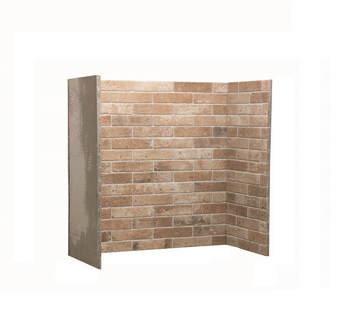 Ceramic Fireplace Chamber, Brickbond or Herringbone in Urban Dusk — Brickbond — supplier product photograph