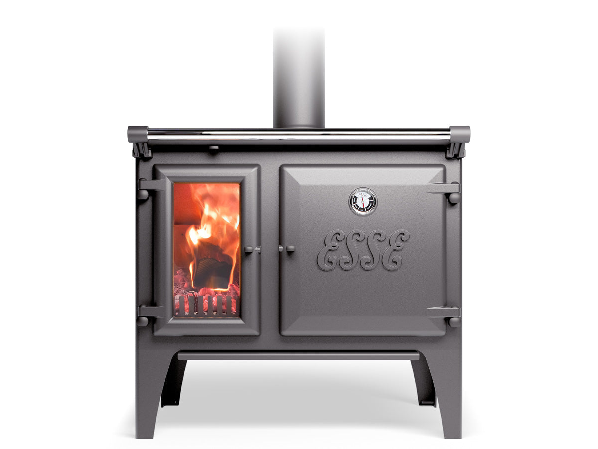 Front product view of the ESSE Lightheart S wood-fired cook stove