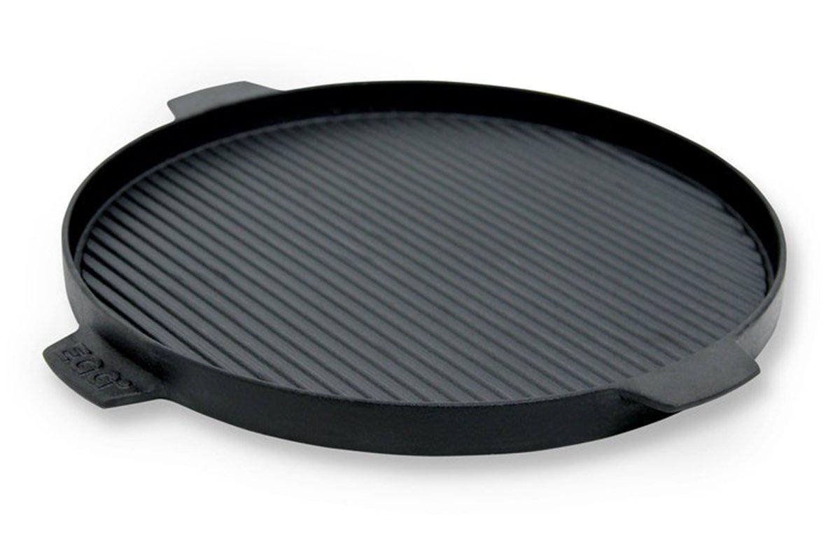 Dual-Sided Cast Iron Plancha Griddle-Big Green Egg-The Stove Yard