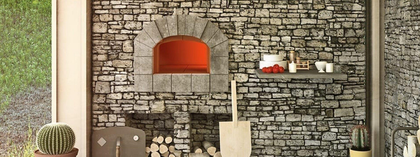 Refractory Built In Pizza Oven