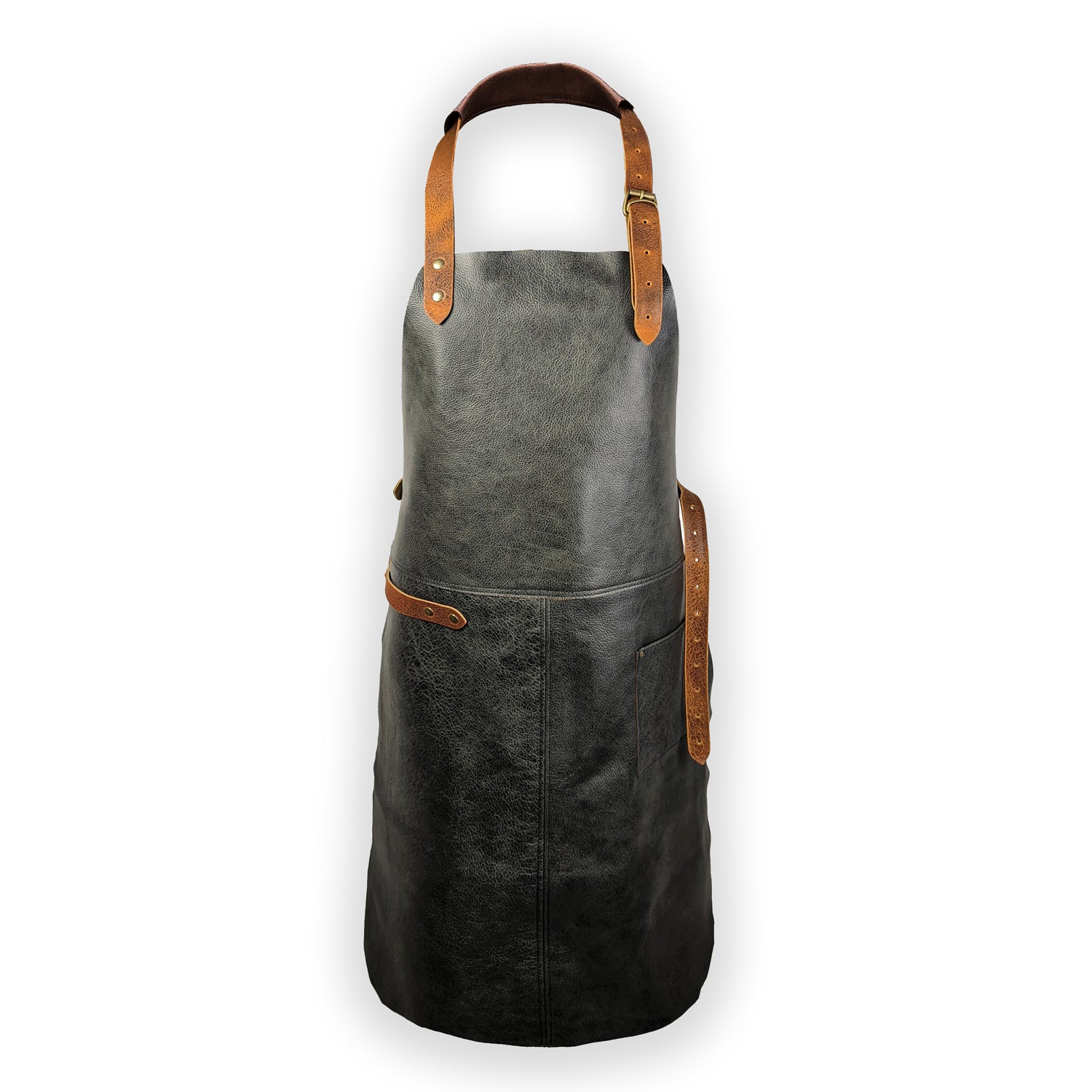Big Green Egg Deluxe Leather Apron