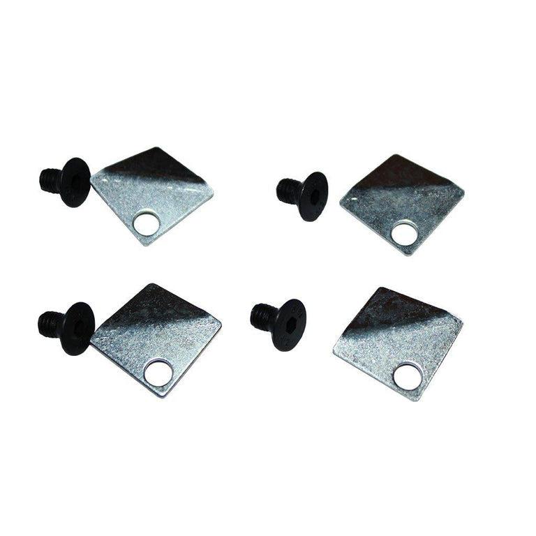 332 Glass Clips, Screws (4)