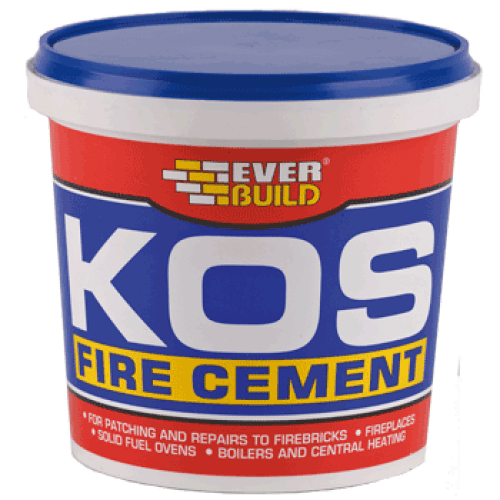 KOS Fire Cement 1kg (Black) - The Stove Yard