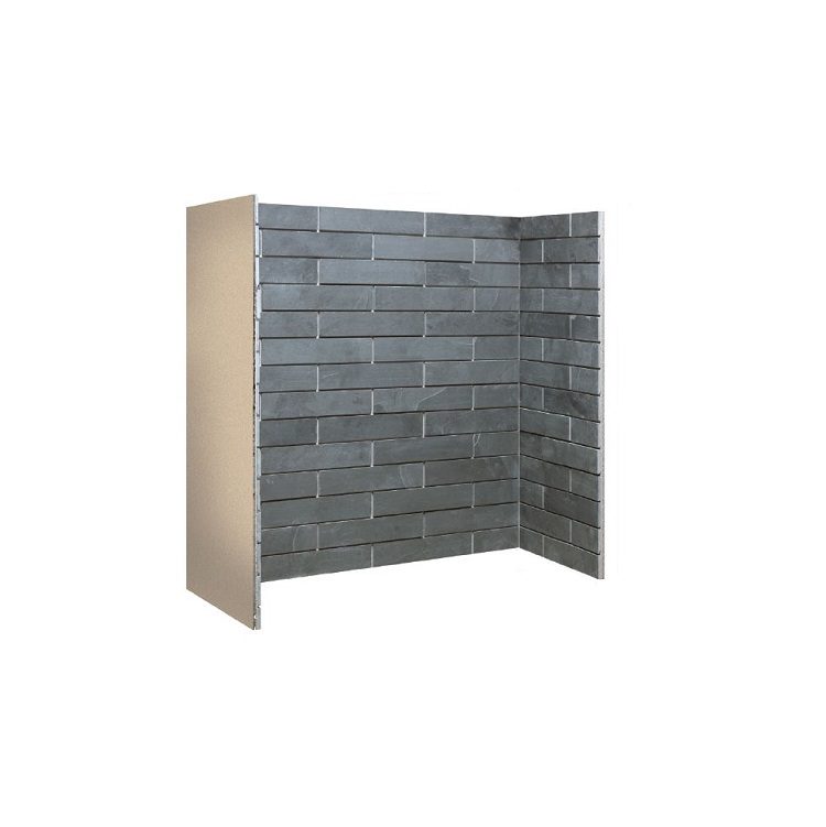 Porcelain Slate Three-piece Fireplace Chamber — supplier product photograph