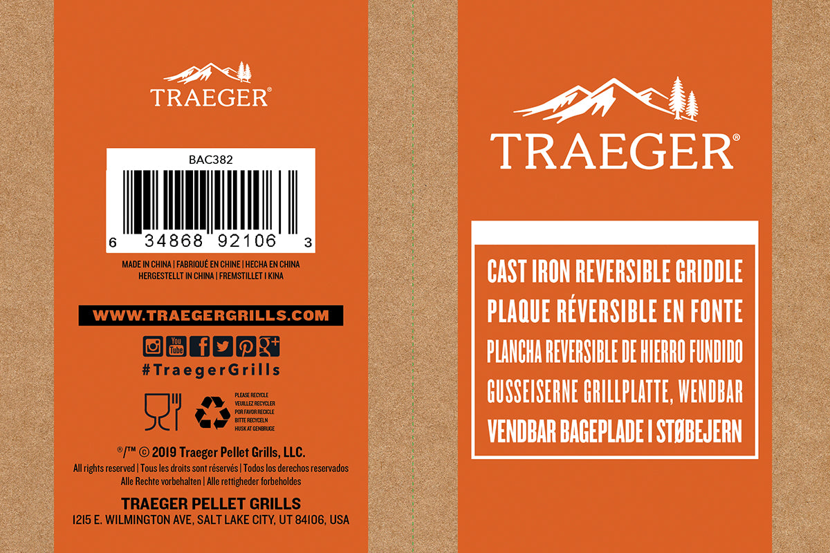 Traeger Cast Iron Reversible Griddle
