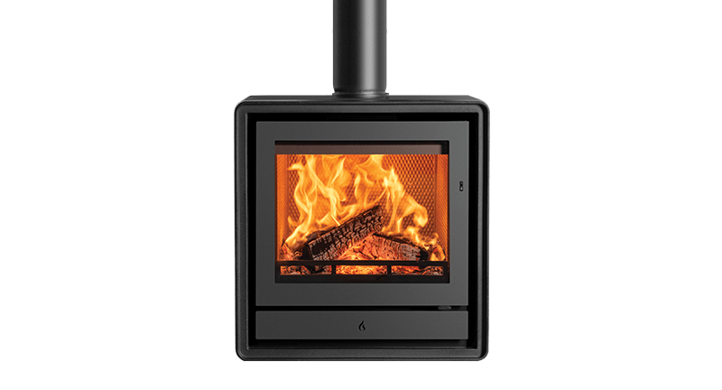 Stovax Riva2 50 freestanding wood-burning fire without optional feet or log box