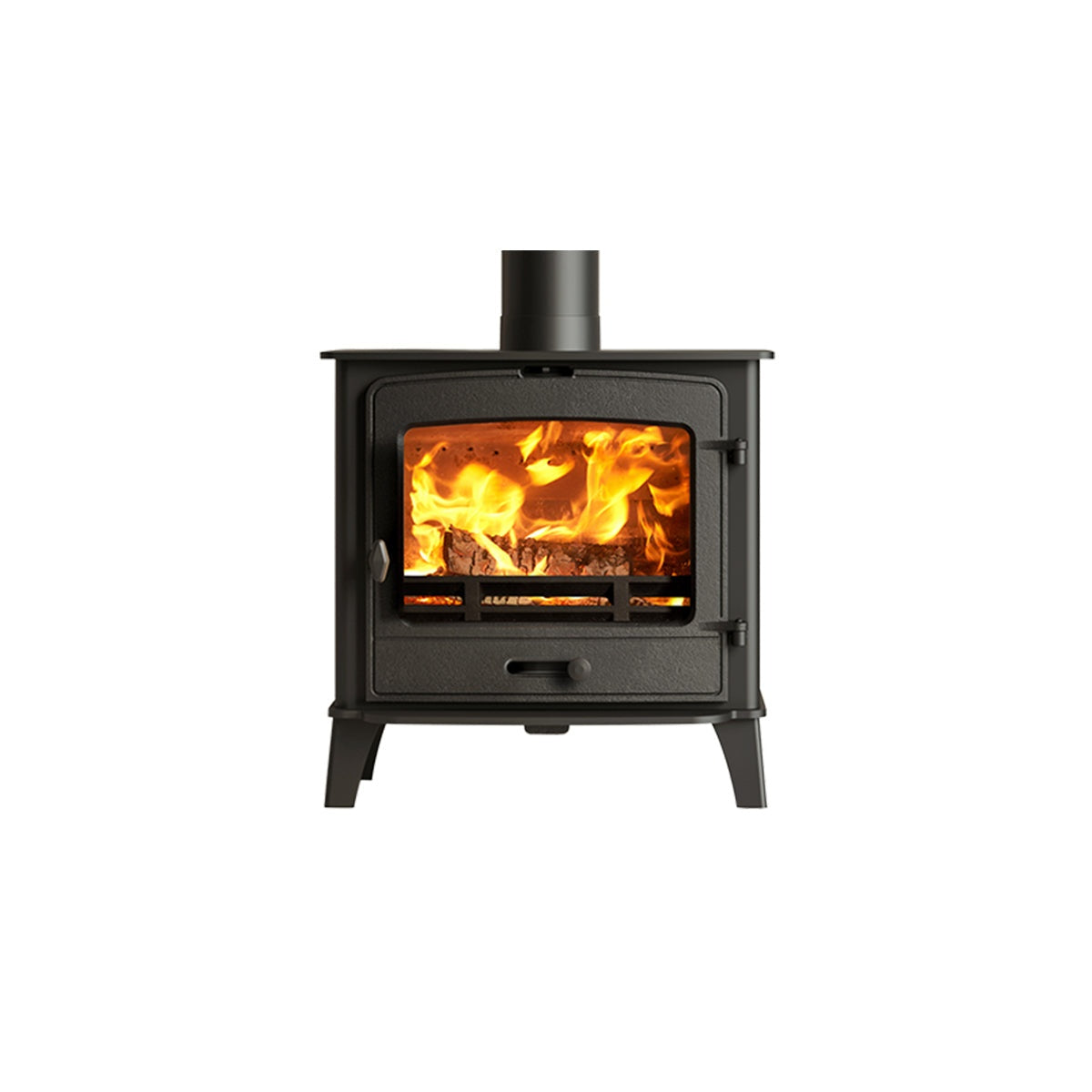 Stovax County 5 Wide stove on a white background