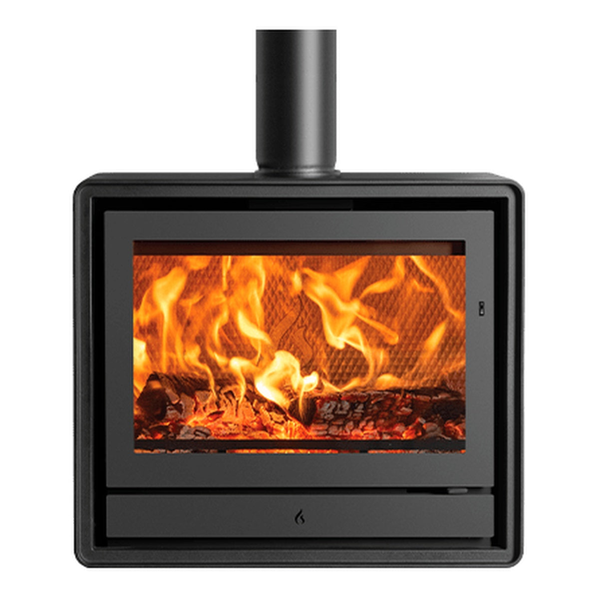 Stovax Riva2 66 freestanding wood-burning fire without optional feet or log box