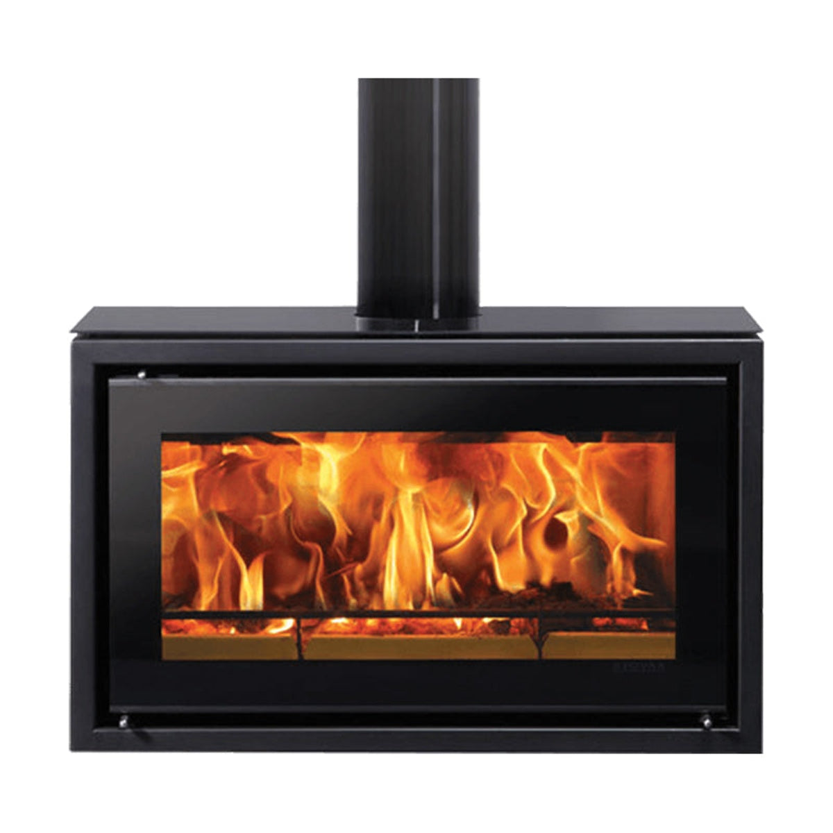 Stovax Studio 1 Freestanding wood burning stove, front product view — The Stove Yard