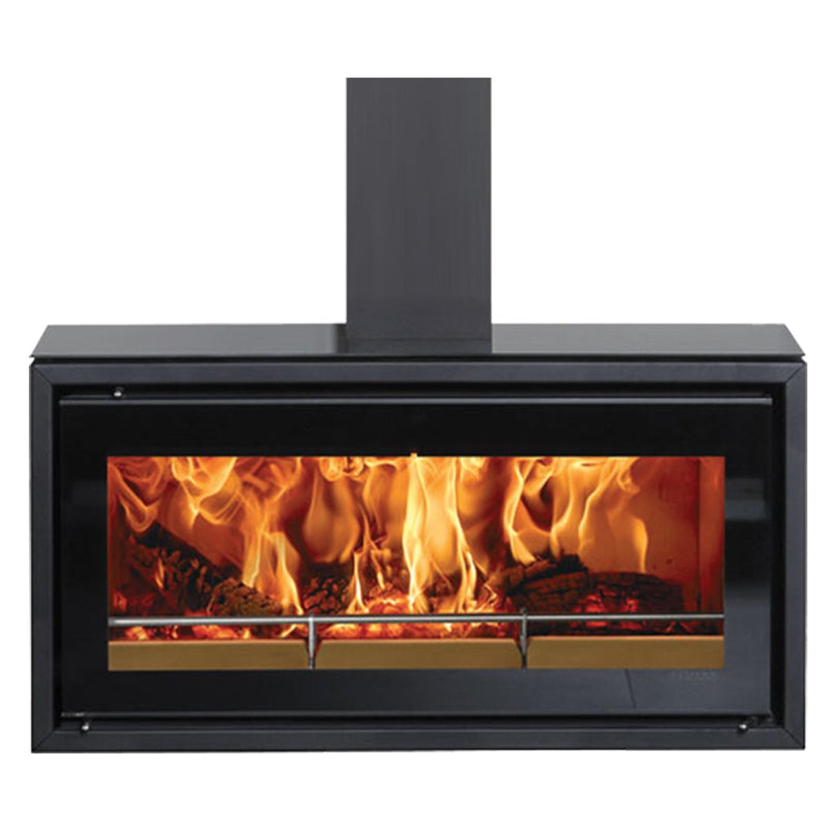 Stovax Studio 2 Freestanding wood burning stove, front product view — The Stove Yard
