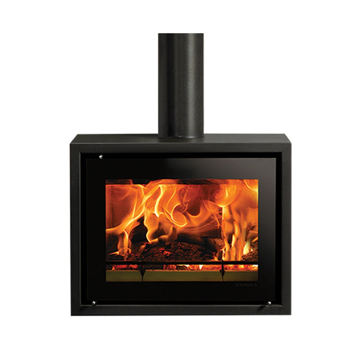 Stovax Studio 500 Freestanding wood burning stove, front product view — The Stove Yard