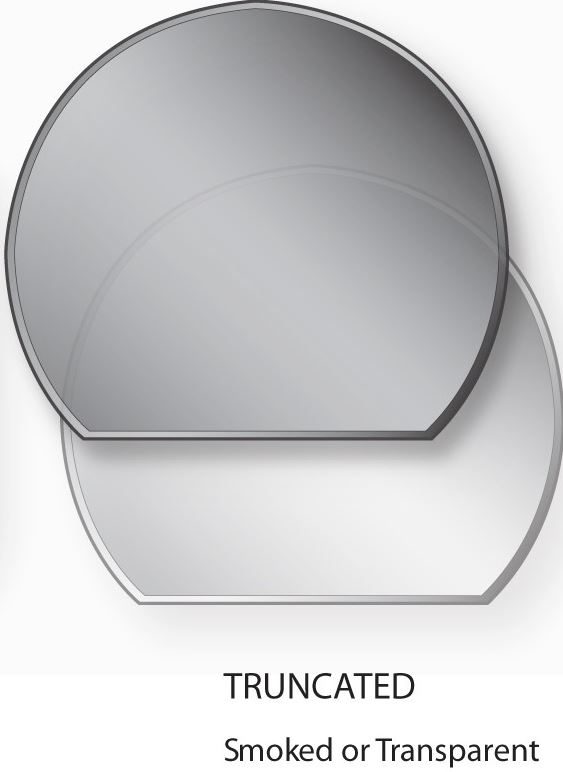 Truncated Glass Stove Hearth — supplier shape illustration