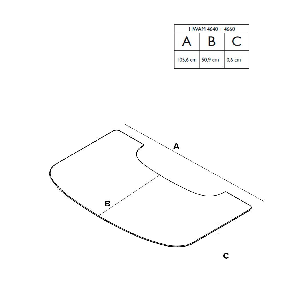 HWAM 4640 & 4660 — Floor plate
