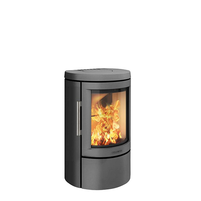 HWAM 2620c black wall-mounted wood-burning stove