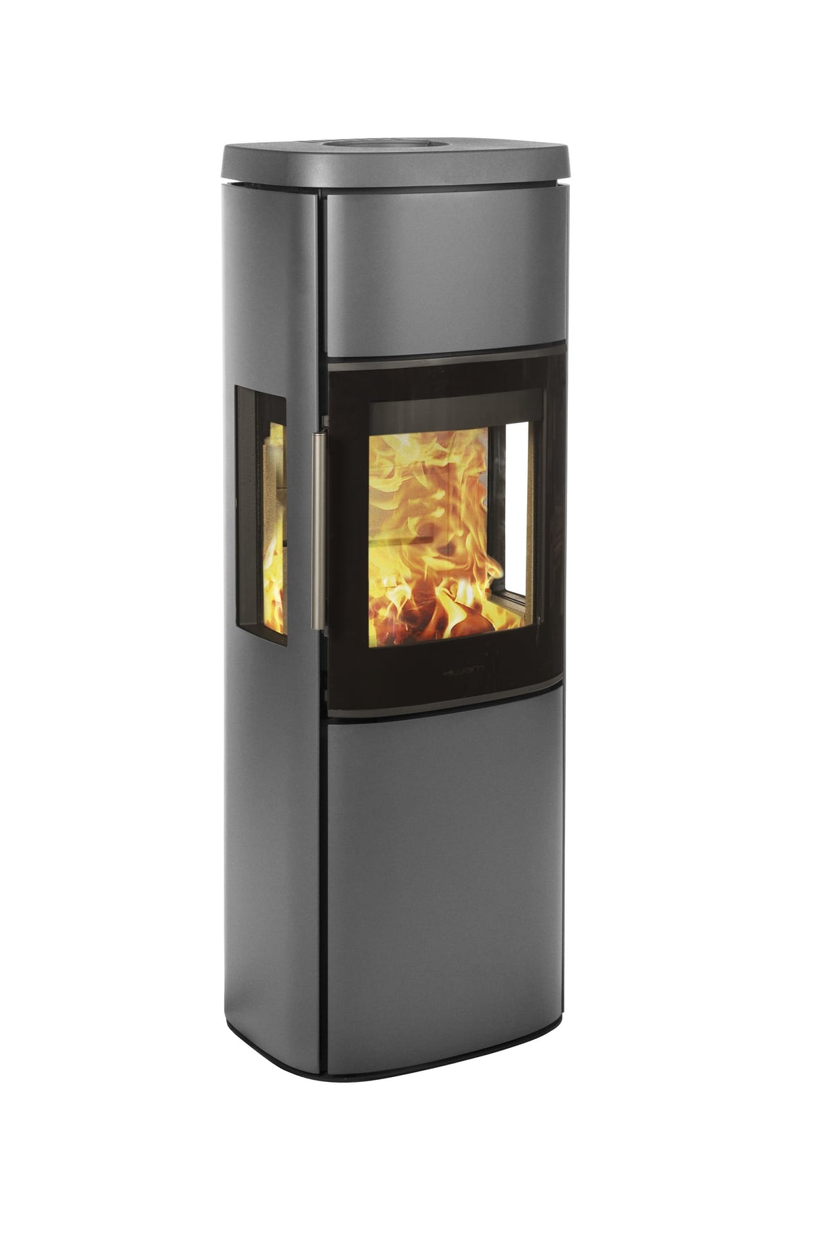 HWAM 4550 wood-burning stove in grey