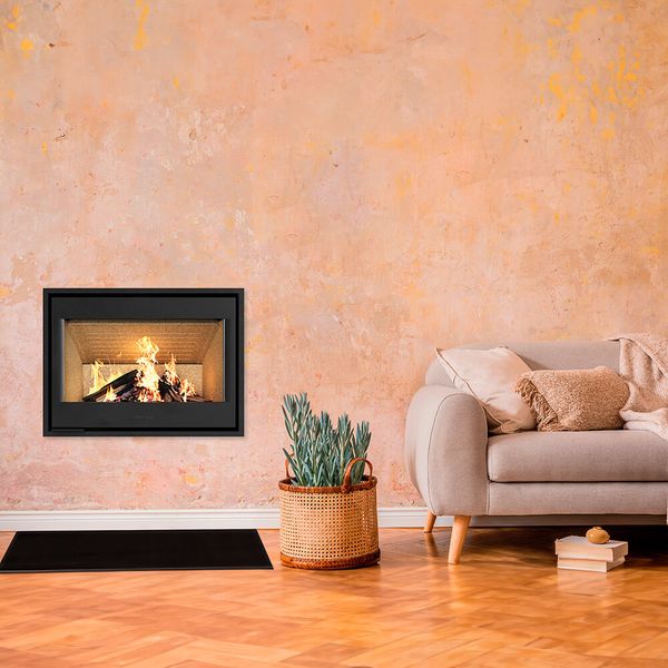 HWAM I 40/55c wood-burning stove in a room setting