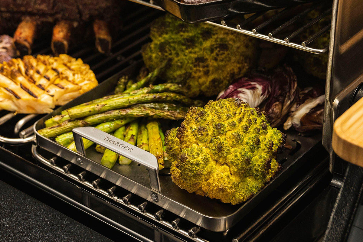 Traeger ModiFIRE Fish &amp; Veggie Stainless Steel Grill Tray