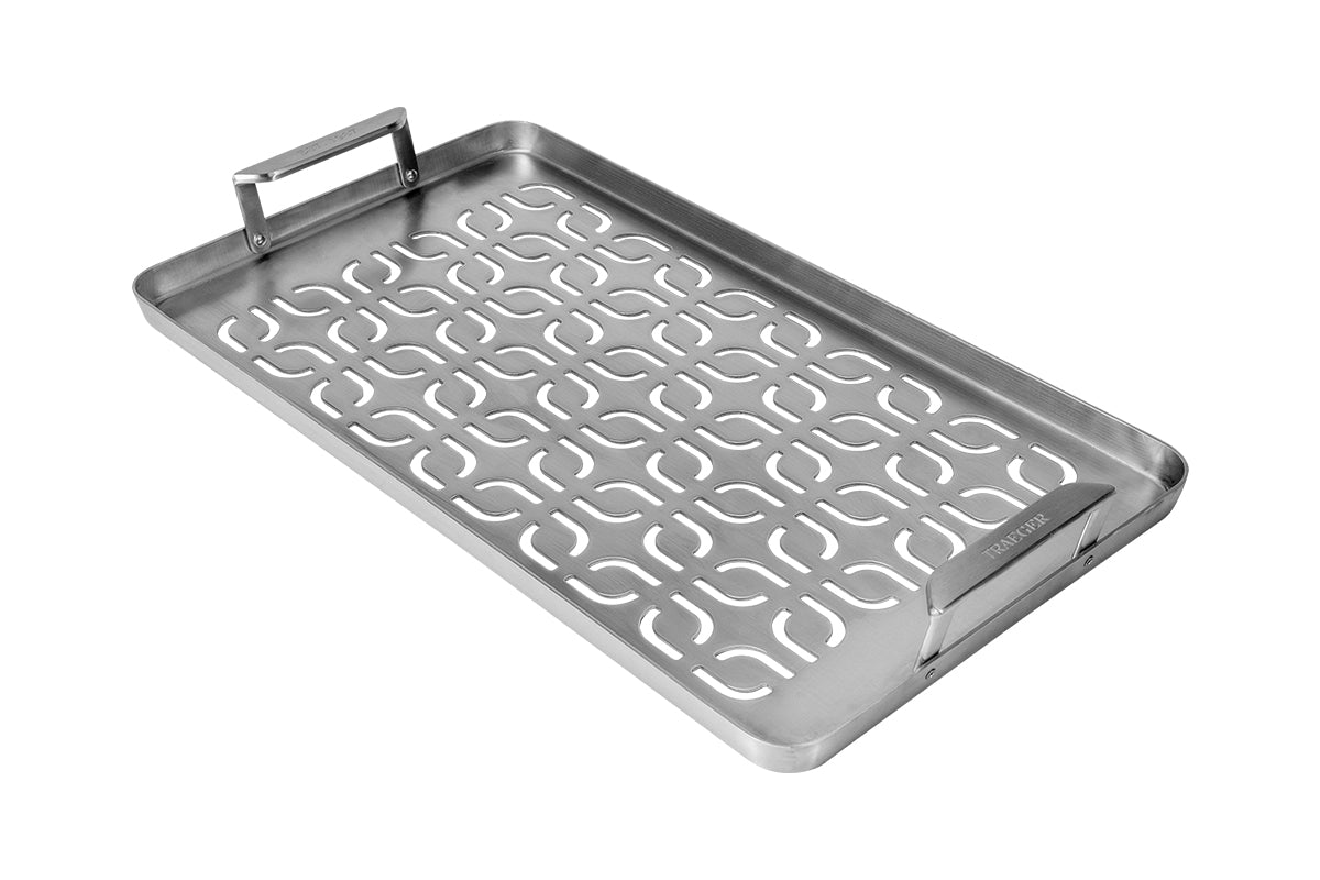 Traeger ModiFIRE Fish & Veggie Stainless Steel Grill Tray - The Stove Yard