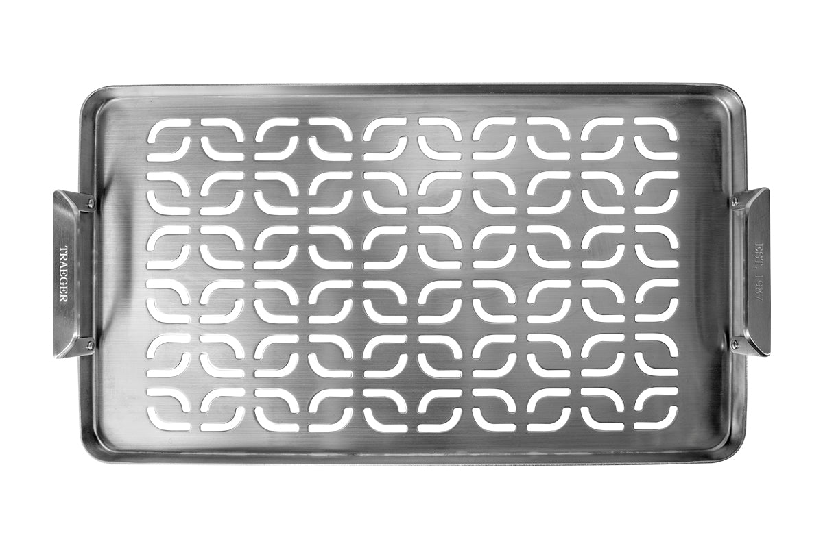 Traeger ModiFIRE Fish &amp; Veggie Stainless Steel Grill Tray - The Stove Yard