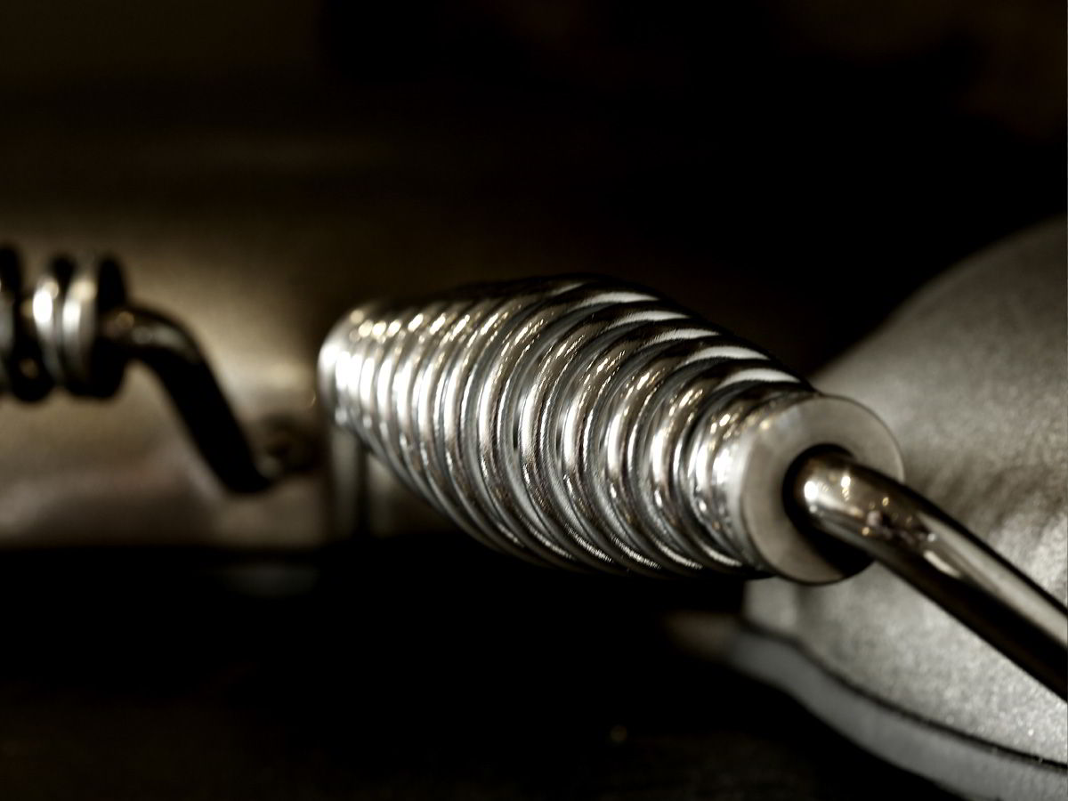ESSE Ironheart door handle and catch detail