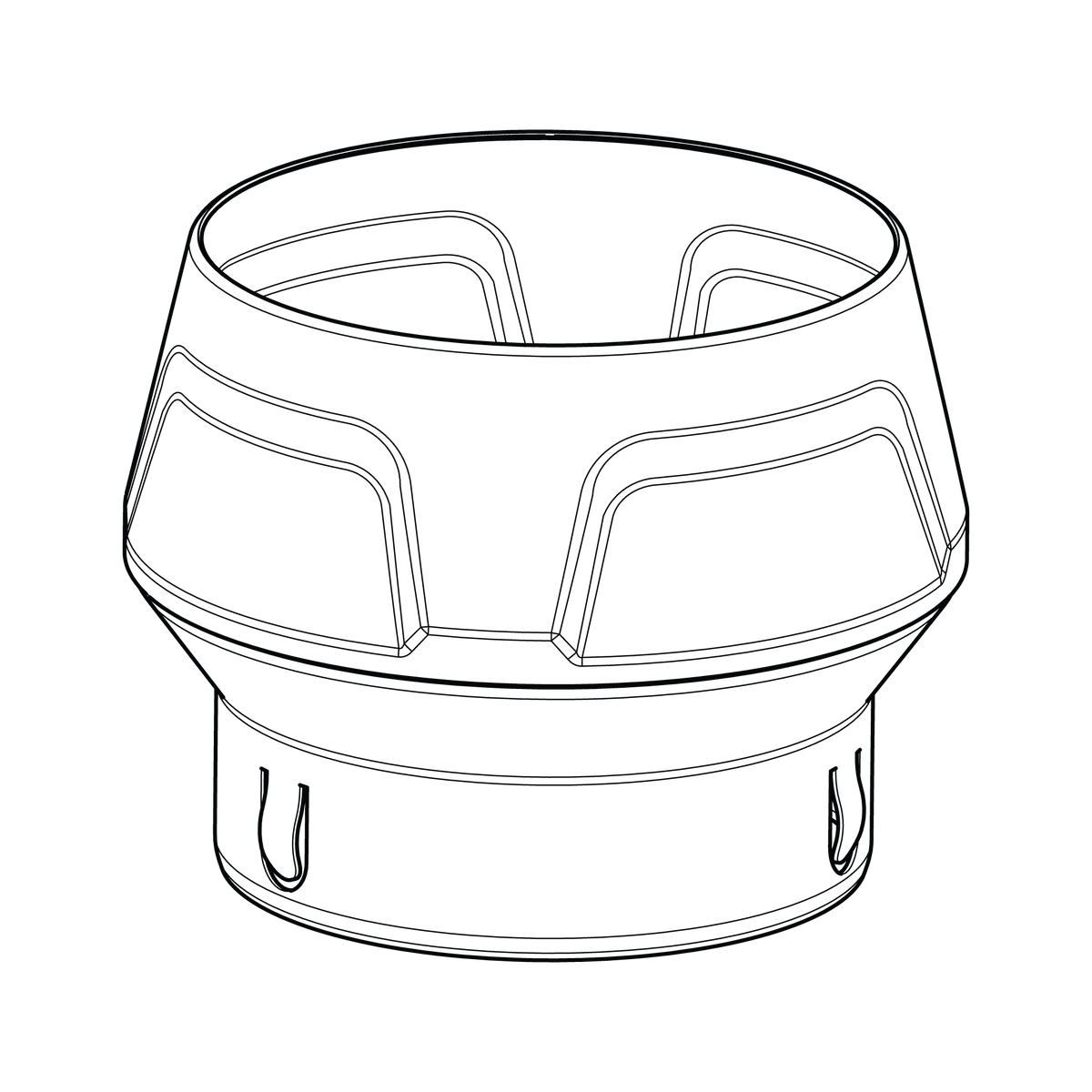 Illustration of Gozney Dome Gen 2 Series Flue Top