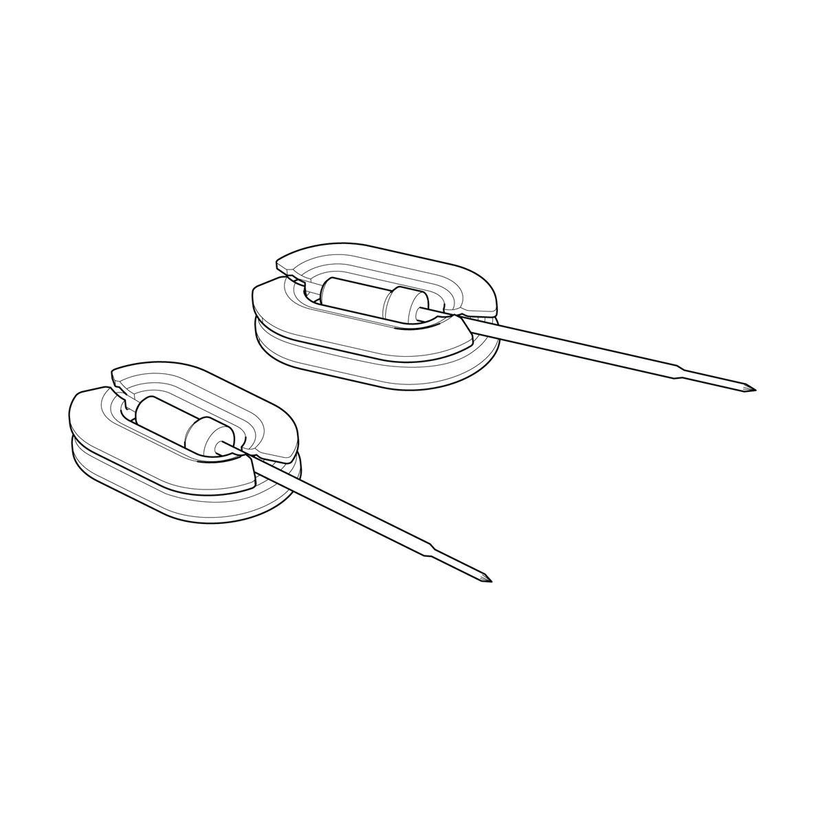 Illustration of Gozney Dome and Dome Gen 2 Series Meat Probes