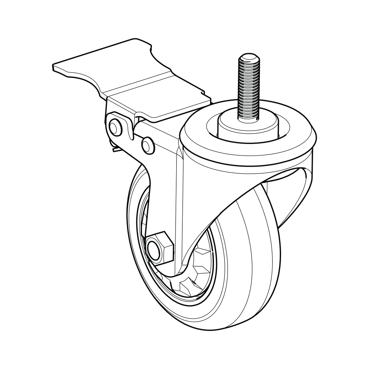 Illustration of Gozney Dome Gen 2 Series Stand Castor