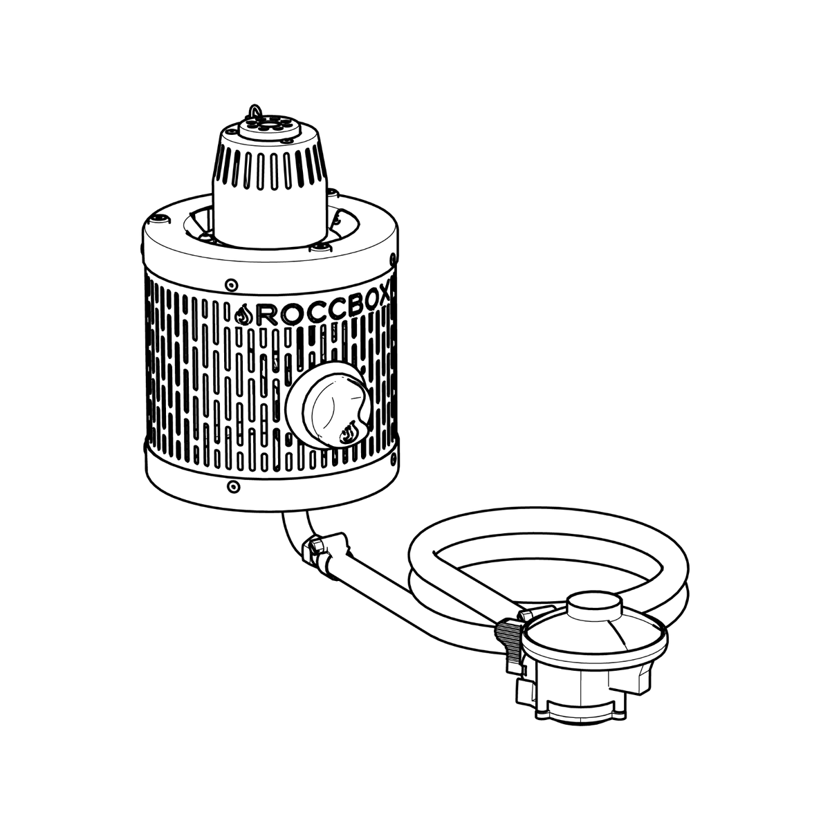 Illustration of Gozney UK/EU Roccbox 37mbar Gas Burner