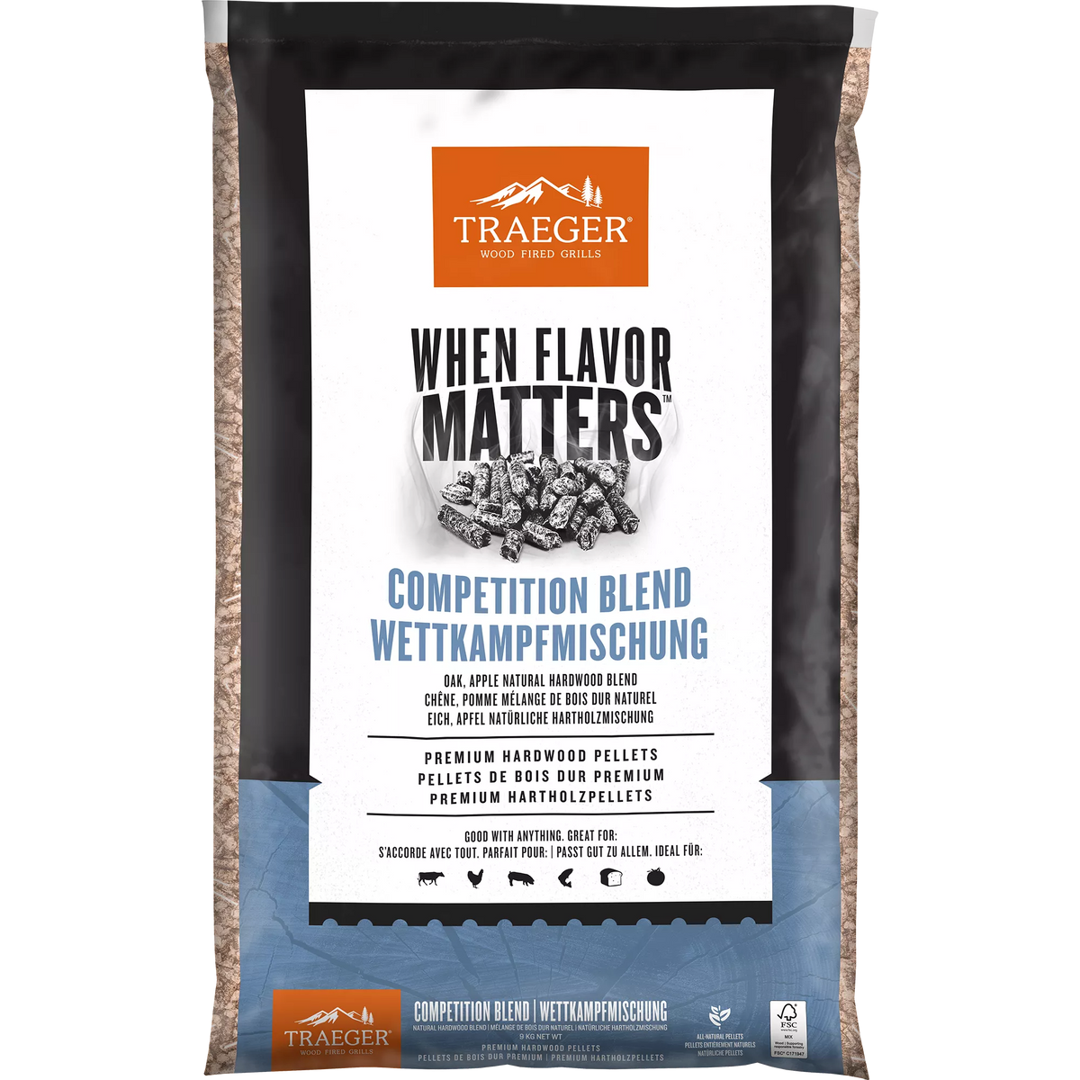 Traeger Competition Blend Pellets FSC - The Stove Yard