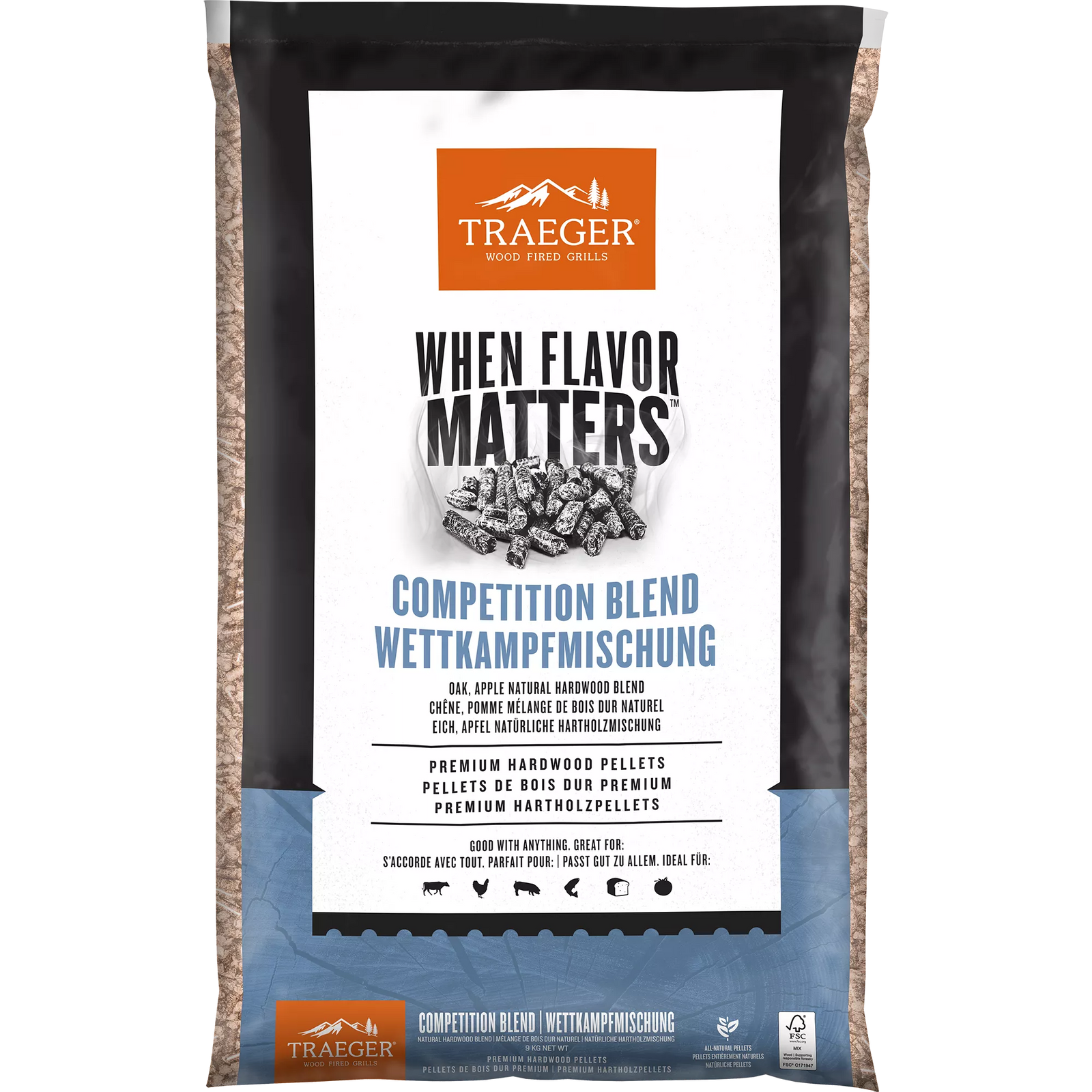 Traeger Competition Blend Pellets FSC