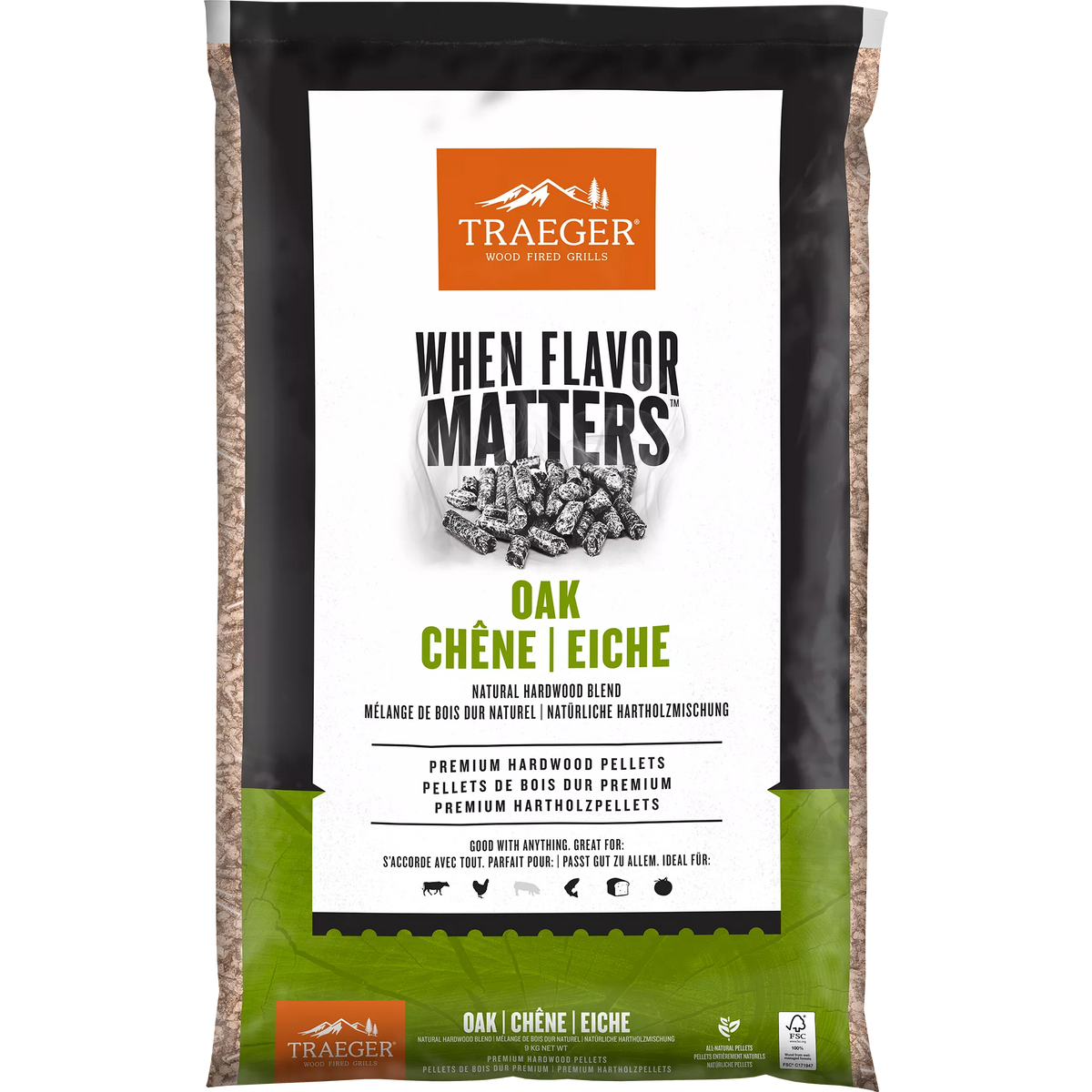 Traeger Oak Pellets FSC - The Stove Yard