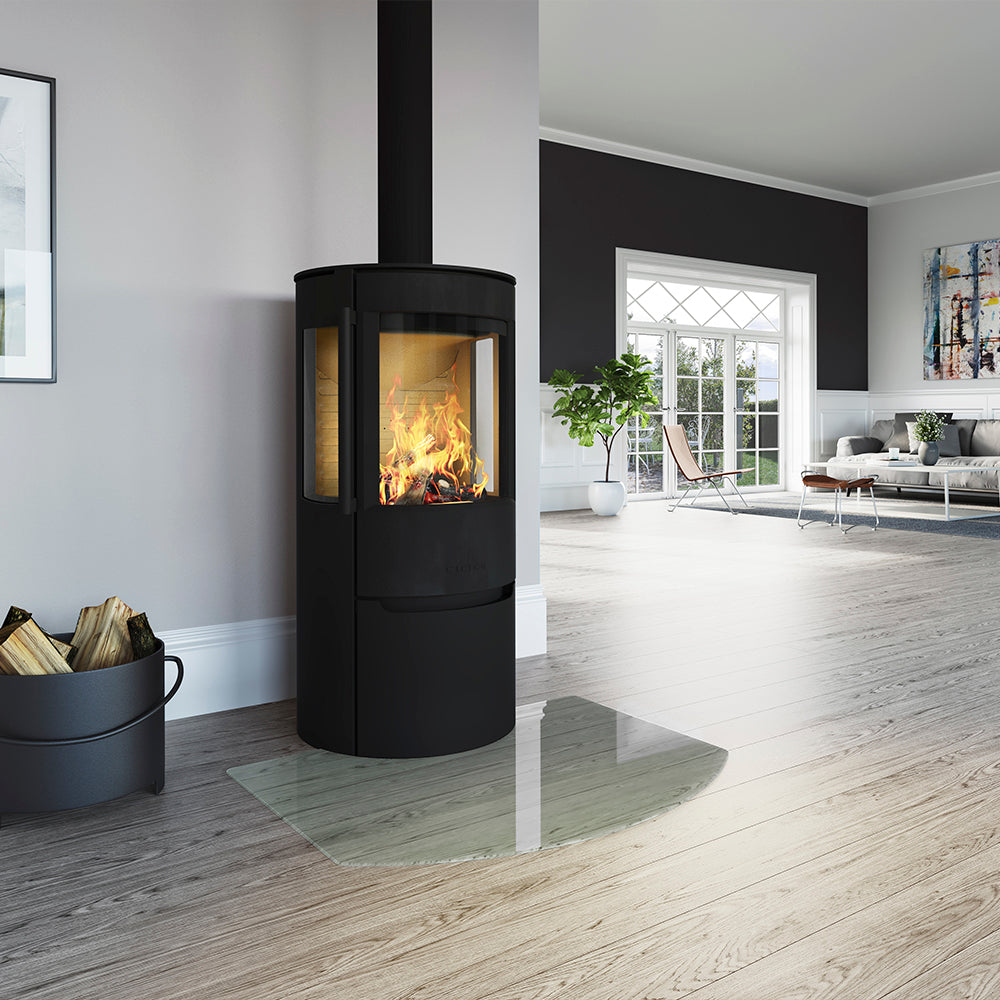 WIKING Luma 3 wood-burning stove in a room setting