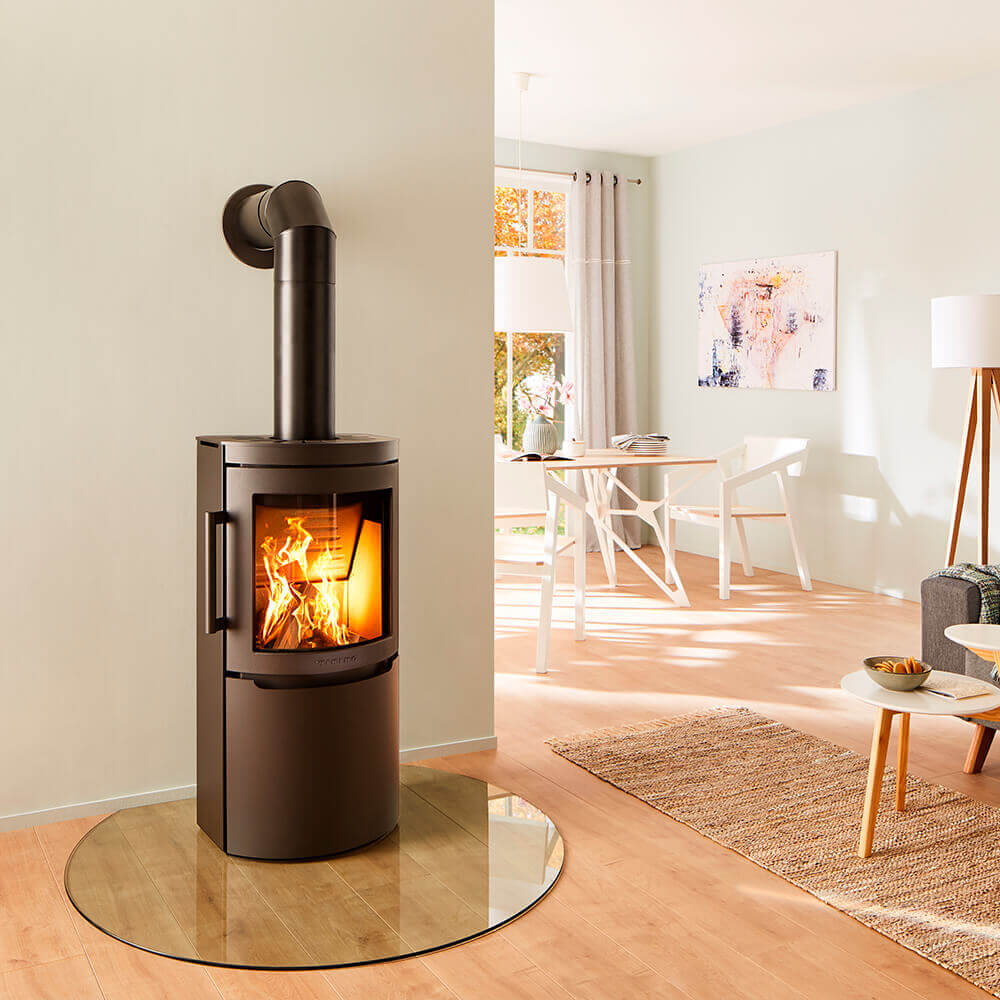 WIKING Mala 4 wood-burning stove in a room setting