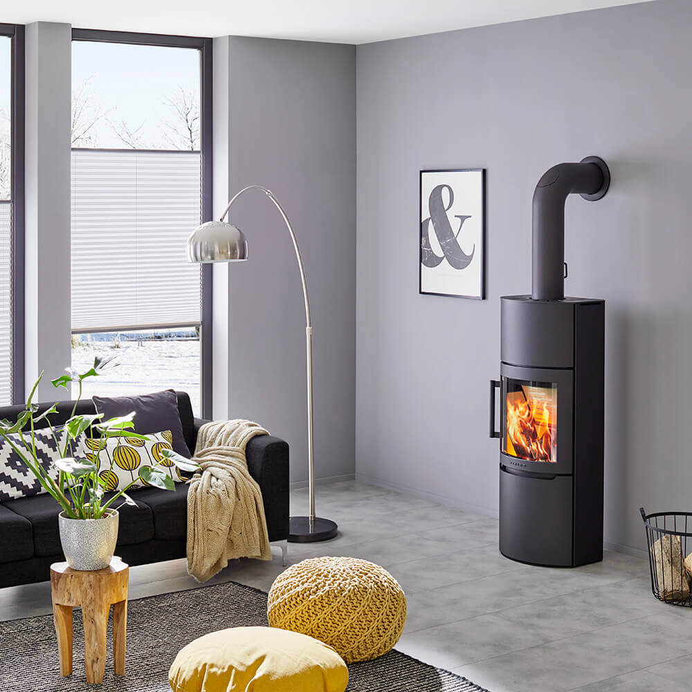 WIKING Mala 6 wood-burning stove in a room setting