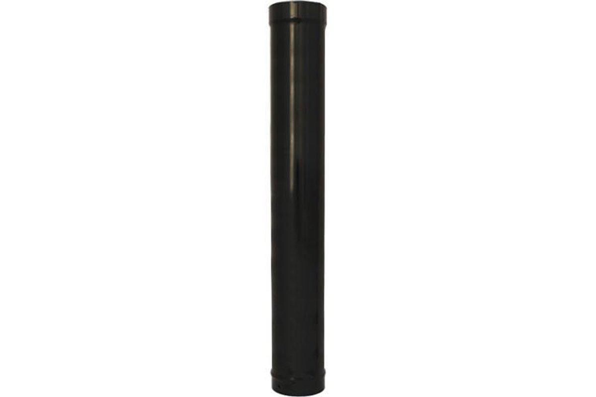 1200mm Gloss Black (150mm)-Mi-Flues Ltd-The Stove Yard