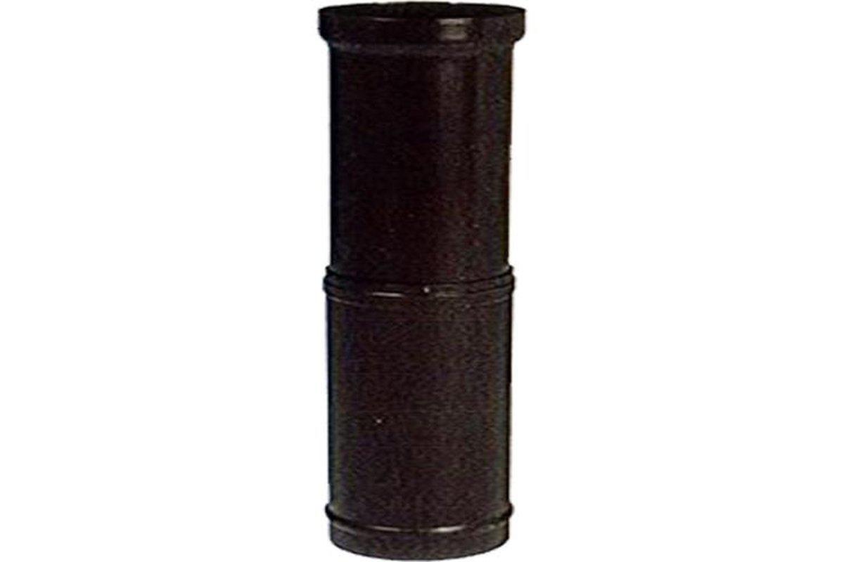 600mm - 1020mm Gloss Black (125mm)-Mi-Flues Ltd-The Stove Yard