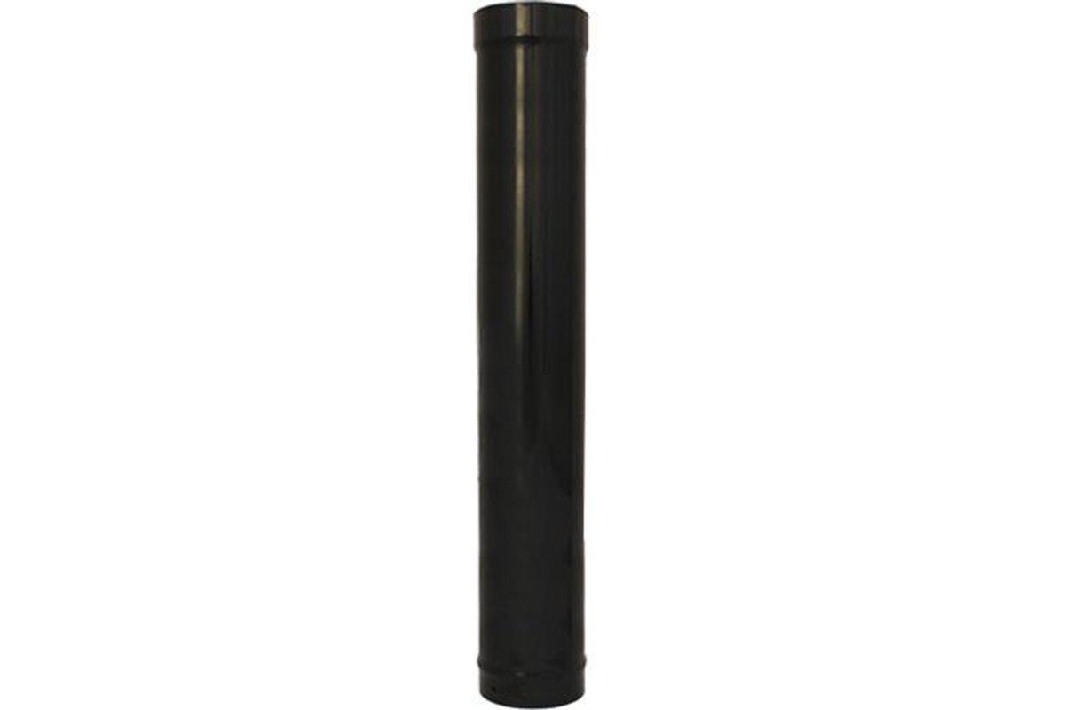 900mm Gloss Black (125mm)-Mi-Flues Ltd-The Stove Yard