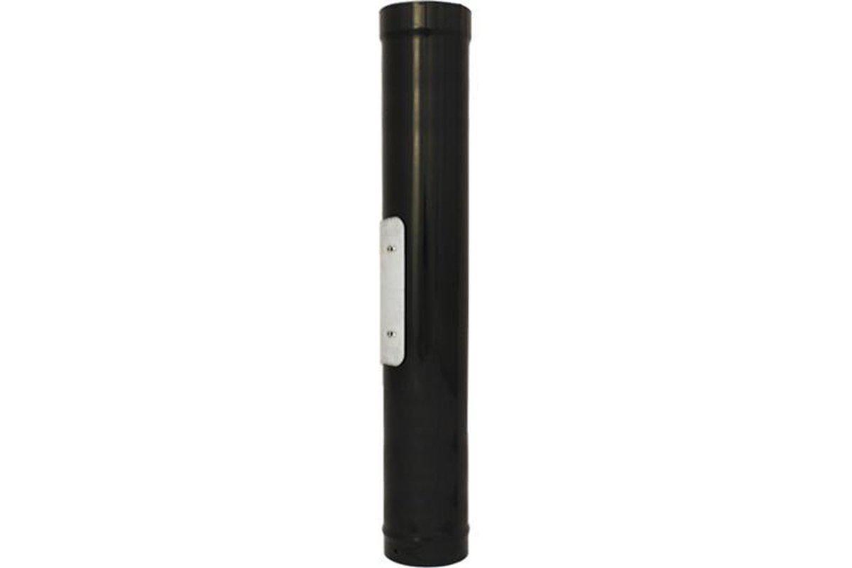 900mm with Door Gloss Black (125mm)-Mi-Flues Ltd-The Stove Yard