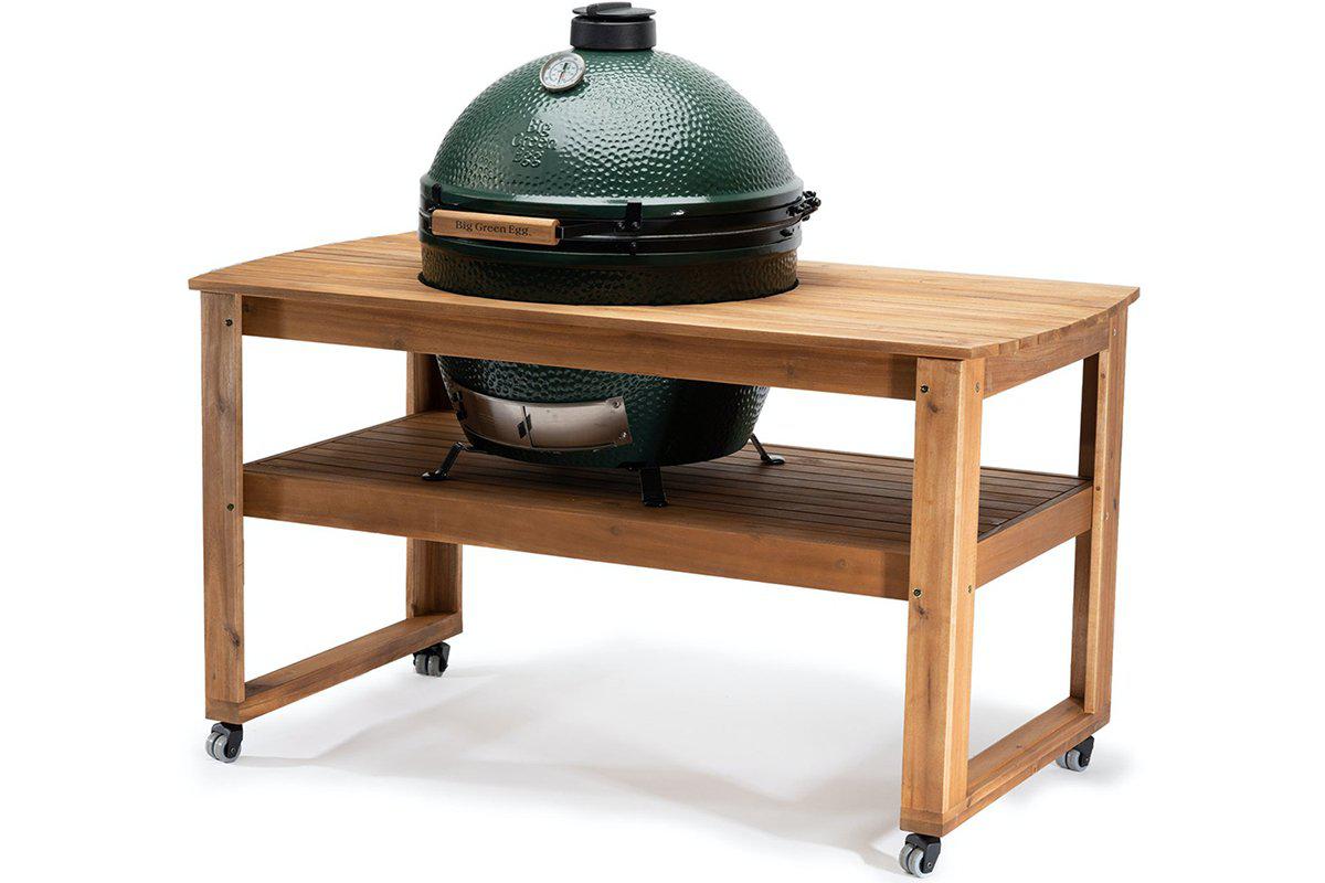 Acacia Table for Extra Large-Big Green Egg-The Stove Yard