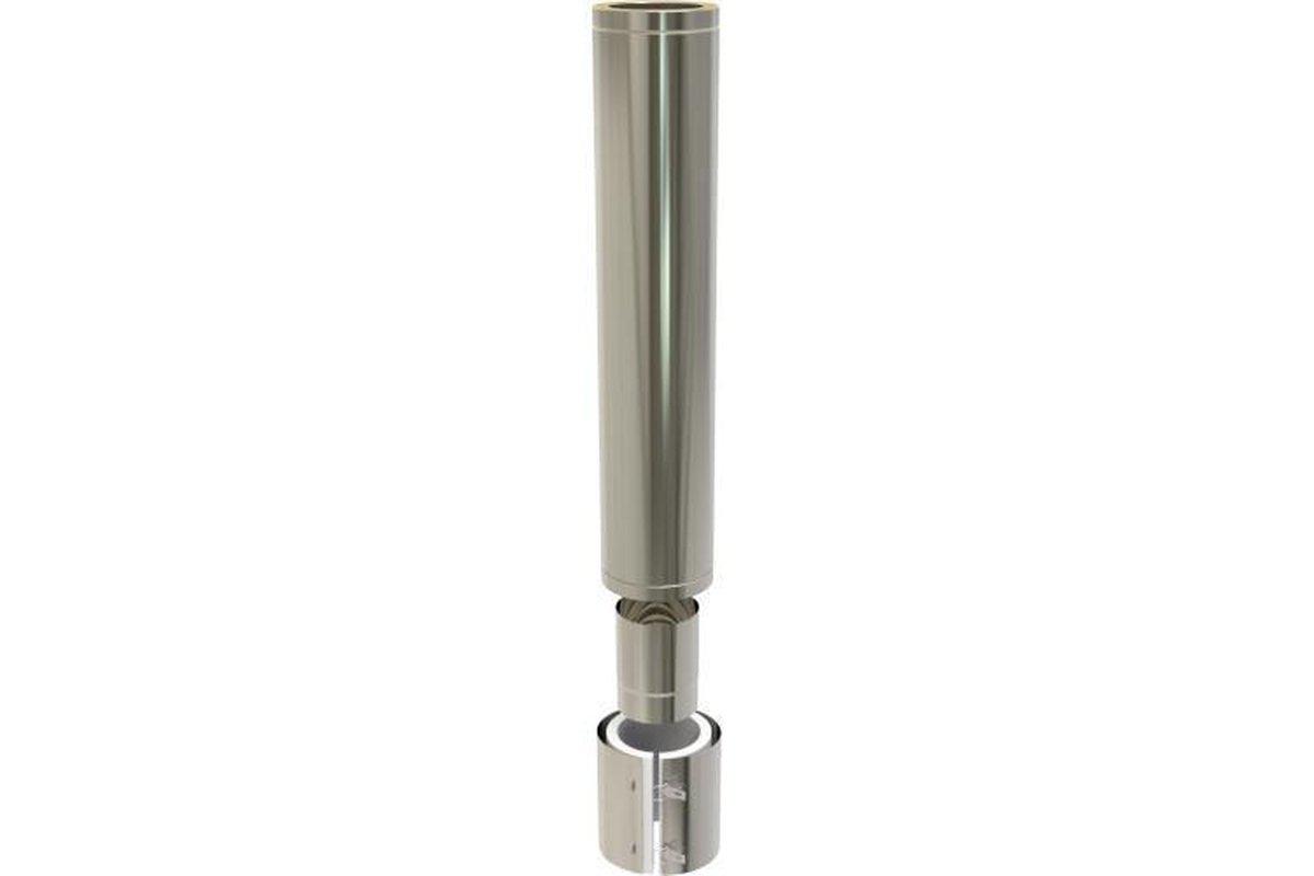 Adjustable Connecting Pipe 1000mm (150mm)-Mi-Flues Ltd-The Stove Yard