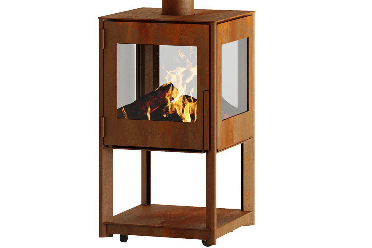 CUBIS outdoor wood-burning stove-HWAM Outdoors-The Stove Yard