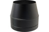 Cone Top Cowl (125mm) BLACK-Mi-Flues Ltd-The Stove Yard