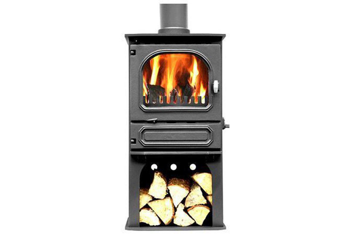 Dunsley Highlander Enviro-burn 5 Log Store Multi Fuel / Wood Burning Stove-Dunsley Stoves-The Stove Yard