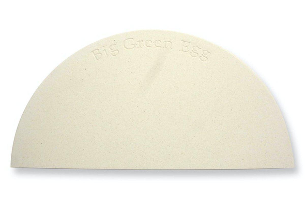Half Moon Ceramic Baking Stone-Big Green Egg-The Stove Yard