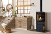 Loft with Log Store Gas Stoves-Stovax Gazco-The Stove Yard