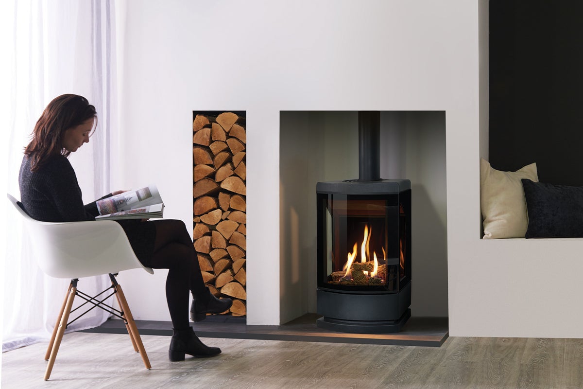 Loft with Plinth Gas Stoves-Stovax Gazco-The Stove Yard