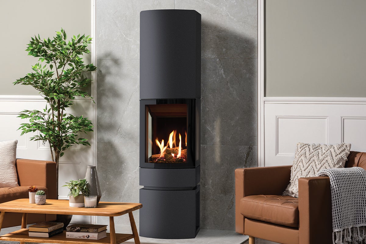 Loft with Tall Top Gas Stoves-Stovax Gazco-The Stove Yard