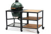 Modular Nest + Expansion Frame + Acacia Shelves-Big Green Egg-The Stove Yard